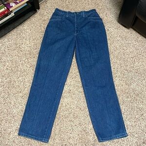 Vintage 80s/90s high rise wide leg jeans